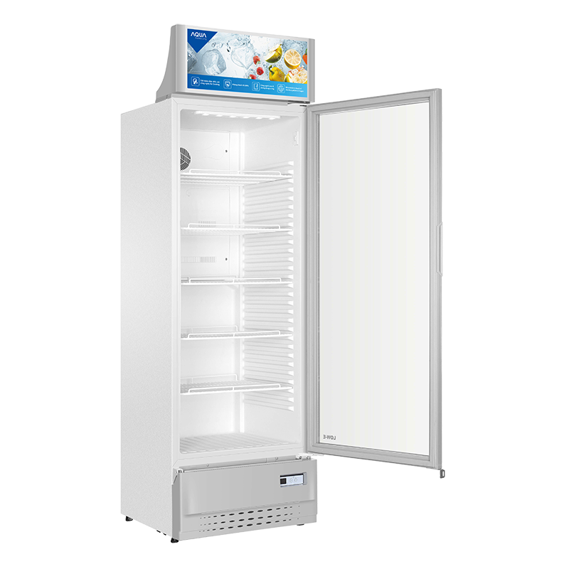 Tủ Mát AQUA AQS-AF440S 340 Lít (Làm Mát 360 Độ, Bảo Hành 5 Năm)
